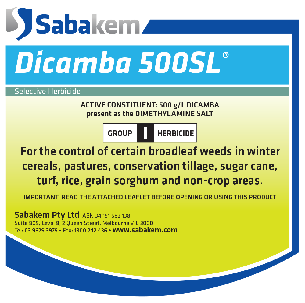 Dicamba 500SL 20lt